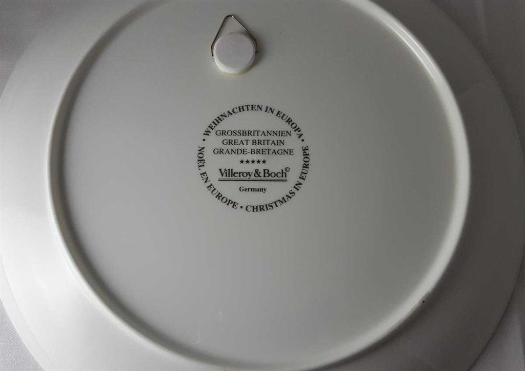 [161102226] Wandteller Villeroy & Boch Weihnachten in Europa Grossbritannien gebraucht - sehr gut Bild 3
