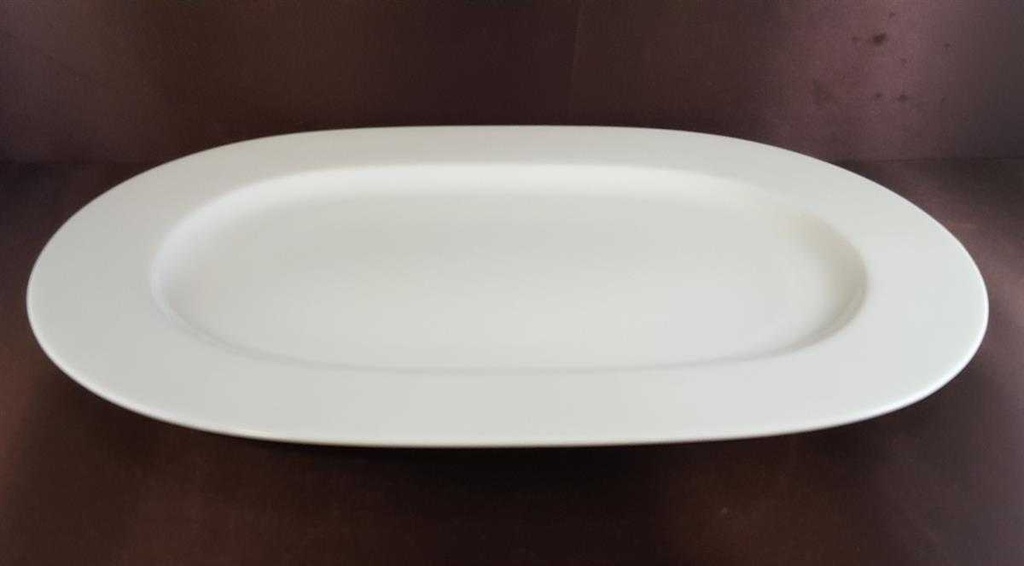 [161103249] Fleischplatte 35x23,5 cm Villeroy & Boch Royal Weiß gebraucht - sehr gut Bild 3