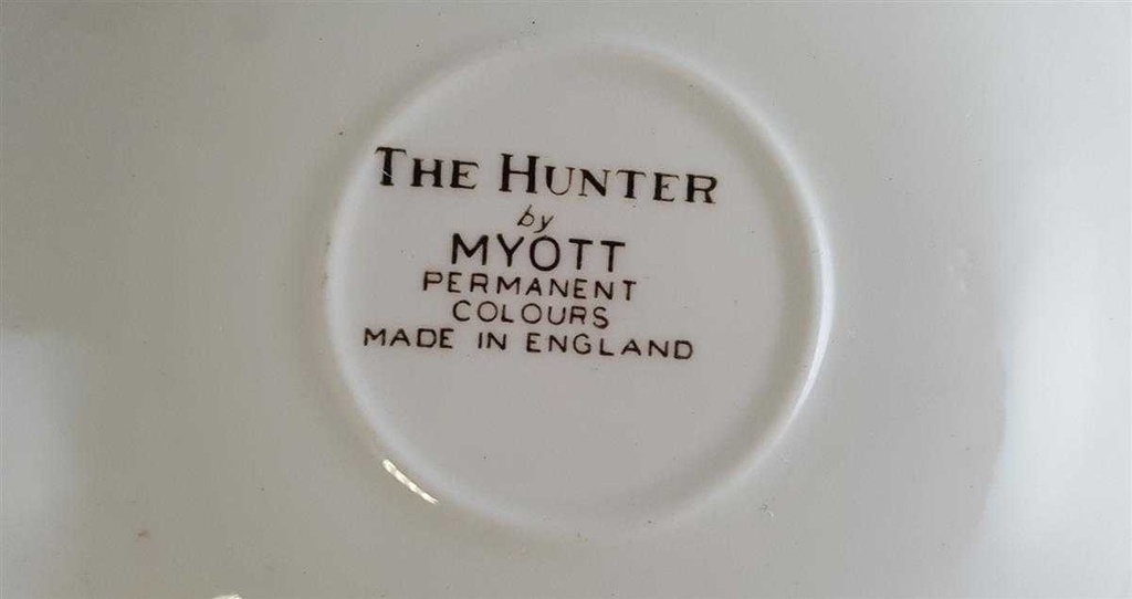 [161104271] Untertasse für Kaffee 14 cm Myott The Hunter Bunt gebraucht - sehr gut Bild 2