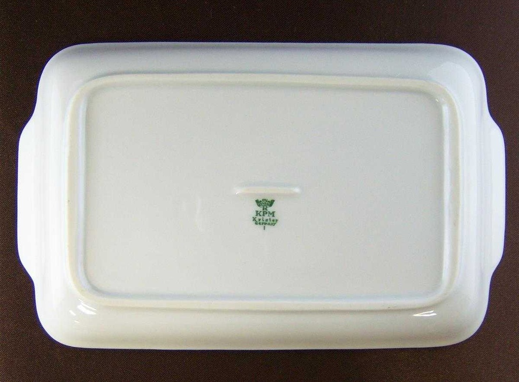 [161104276] Servierplatte 17,5x11 cm KPM Krister gebraucht - sehr gut Bild 2