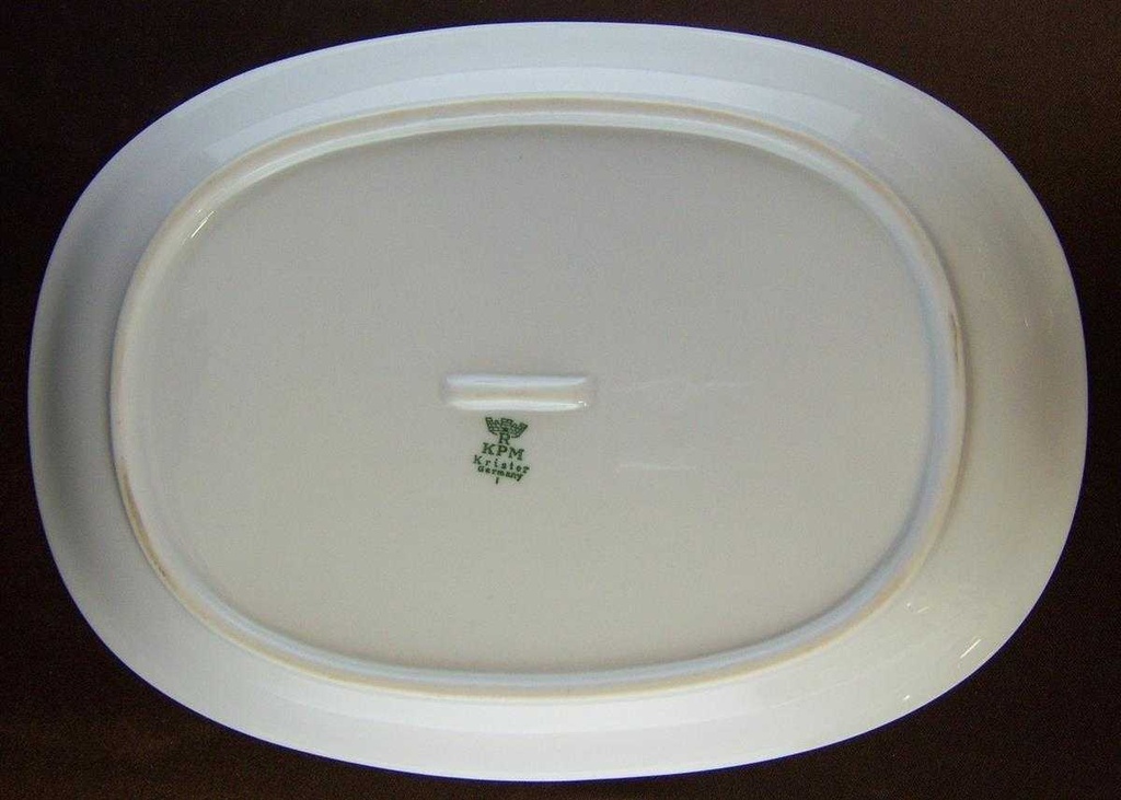 [161104277] Fleischplatte 24x17 cm KPM Krister gebraucht - sehr gut Bild 2