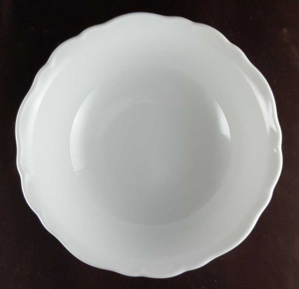 [161104280] Salatschale klein 19 cm Hutschenreuther Maria Theresia Weiß gebraucht - sehr gut Bild 2