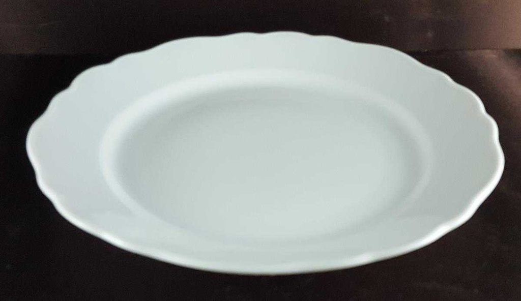 [161104282] Speiseteller Essteller 25 cm Hutschenreuther Maria Theresia Weiß gebraucht - sehr gut Bild 2