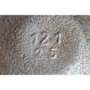 [161111325] Fat Lava Keramik Krug Vase Kanne mit Metallkette Handarbeit 70er Jahre Bild 8