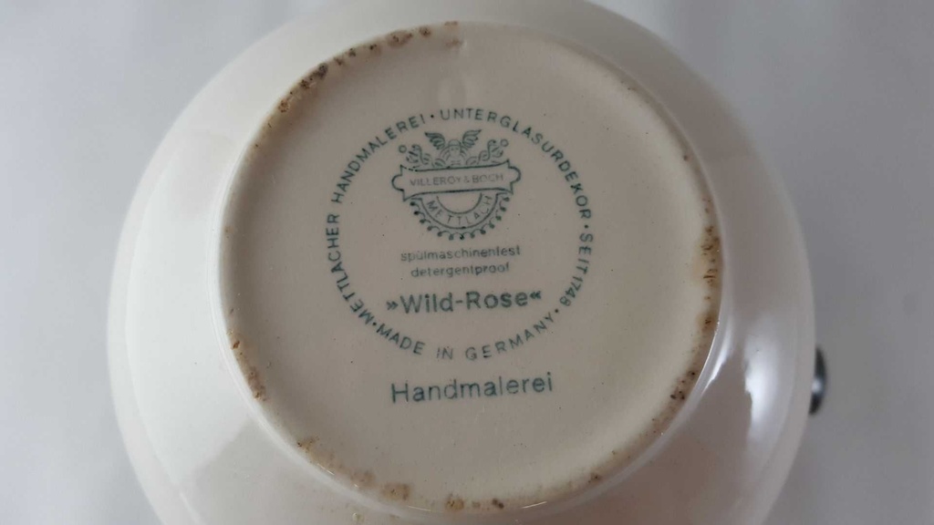[161115335] Milchkrug 0,9 L Villeroy & Boch Wildrose gebraucht - gut Bild 8