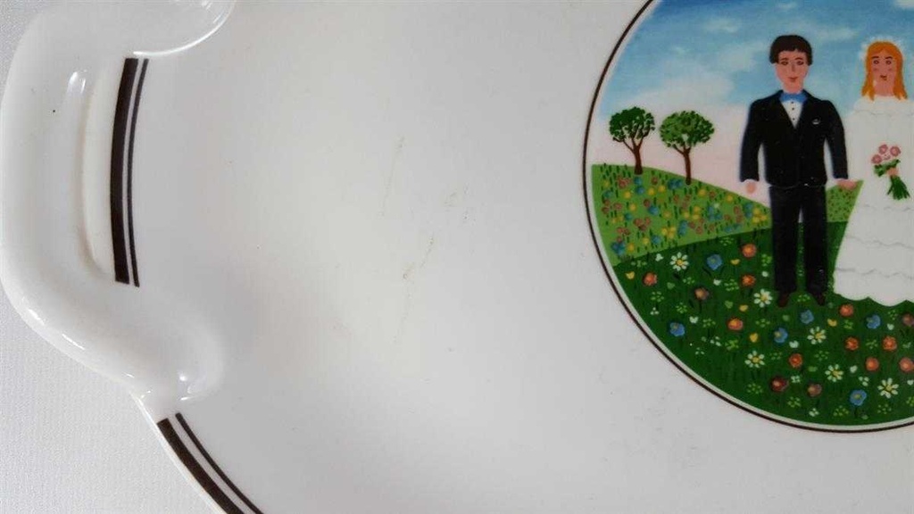 [161209413] Tablett für Milch und Zucker Villeroy & Boch Naif gebraucht - akzeptabel Bild 2