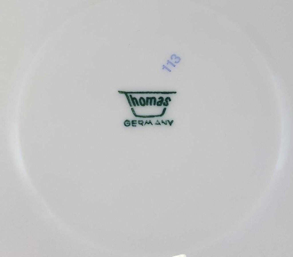 [161220432] Untertasse 13,6 cm Thomas Porzellan Arcta Orange gebraucht - gut Bild 3