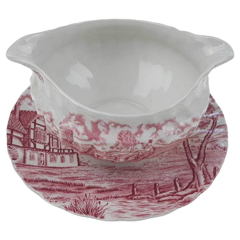 [1628056] Sauciere 1tlg Myott Royal Mail Rot Bild 2