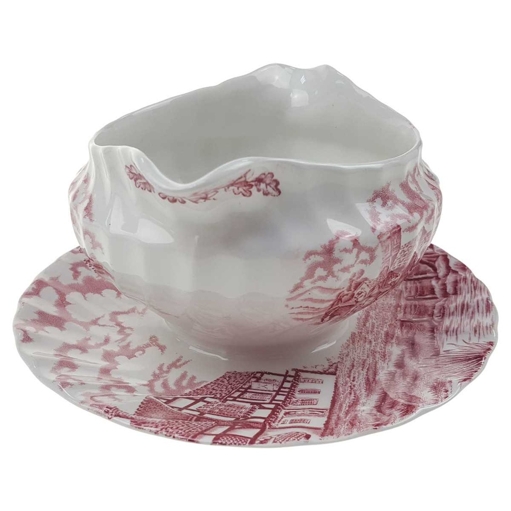 [1628056] Sauciere 1tlg Myott Royal Mail Rot Bild 3