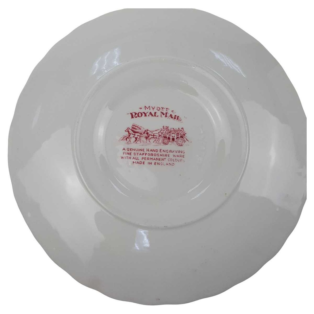 [1628056] Sauciere 1tlg Myott Royal Mail Rot Bild 4
