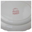 [1628888] Servierplatte 31,2x24,5 cm Myott Royal Mail Rot gebraucht - gut Bild 3