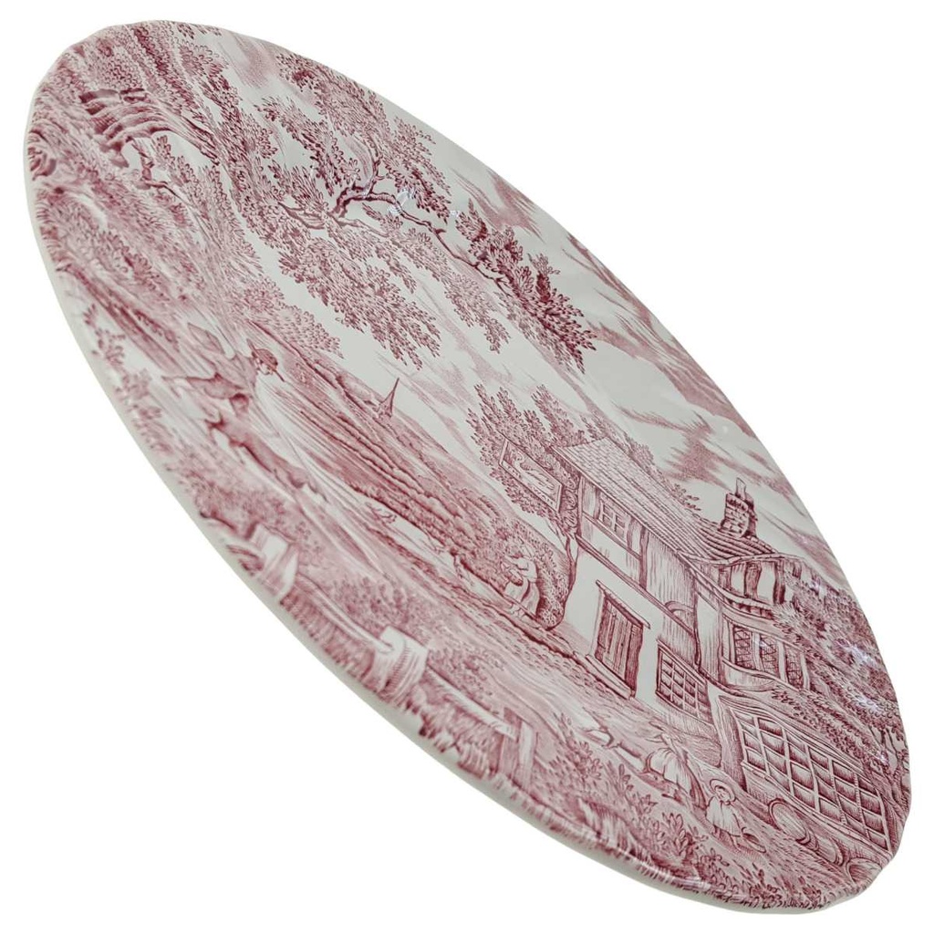 [1701231] Speiseteller 25 cm Myott The Hunter Rot gebraucht - gut Bild 2