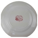 [1701231] Speiseteller 25 cm Myott The Hunter Rot gebraucht - gut Bild 3