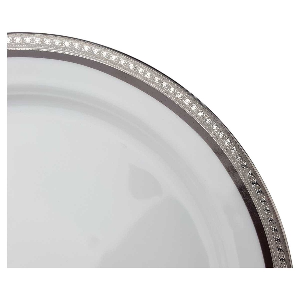 [1780518] Speiseteller Eschenbach Braun Platinrand Bild 2