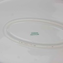 [1780528] Servierplatte 33,3x22 cm Chodziez Moosrose Goldrand gebraucht - gut Bild 4
