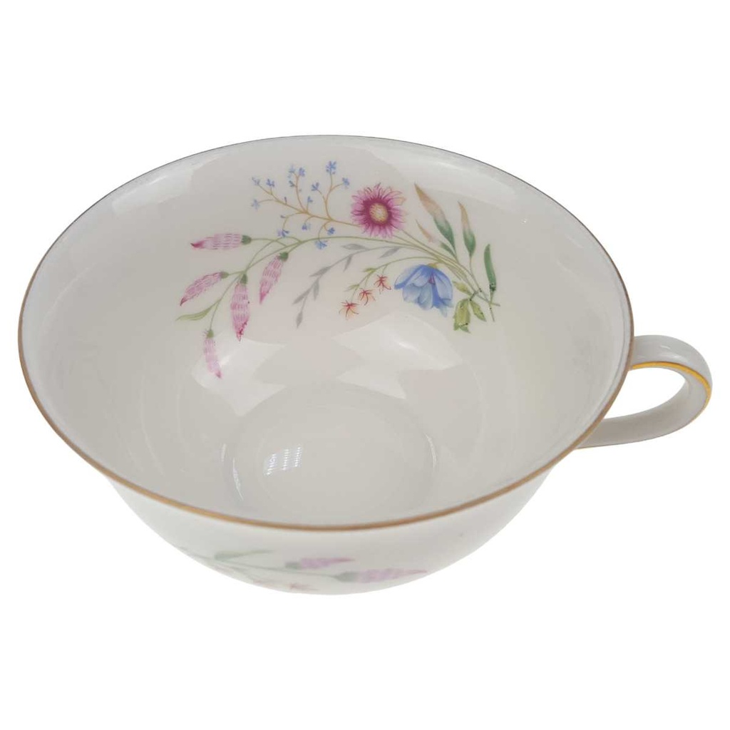 [1780541] Teetasse Schaller Bunte Blumen Goldrand gebraucht - sehr gut Bild 2