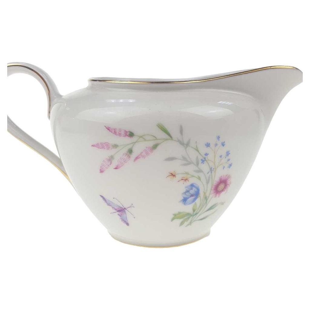 [1780545] Milchkännchen Schaller Bunte Blumen Goldrand gebraucht - sehr gut Bild 3
