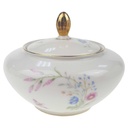 [1780546] Zuckerdose Schaller Bunte Blumen Goldrand gebraucht - sehr gut Bild 2