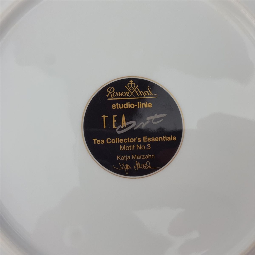 [1780550] Kuchenteller 19,5 cm Rosenthal Tea Collector´s Motif No. 3 Katja Marzahn gebraucht - sehr gut Bild 3