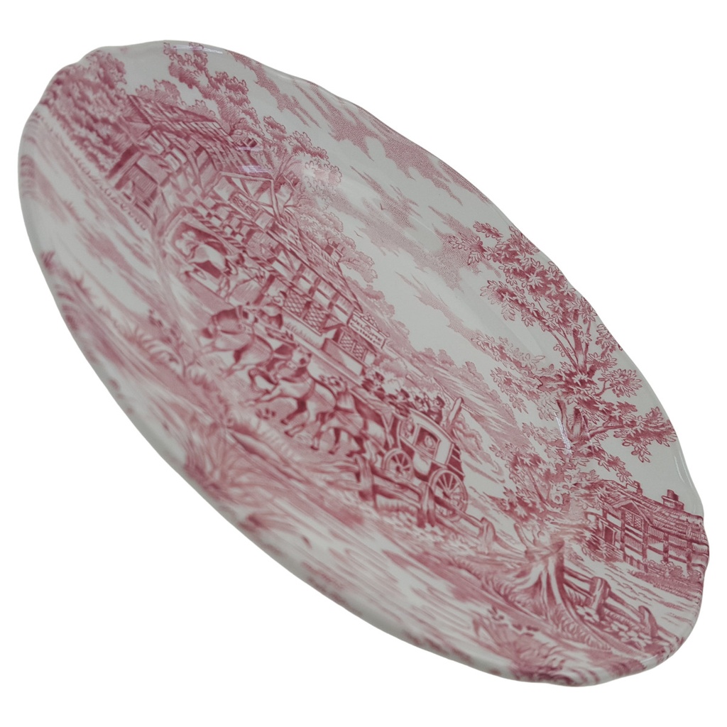 [1780595] Kuchenteller 20 cm Alfred Meakin Coaching Days Rot gebraucht - sehr gut Bild 2