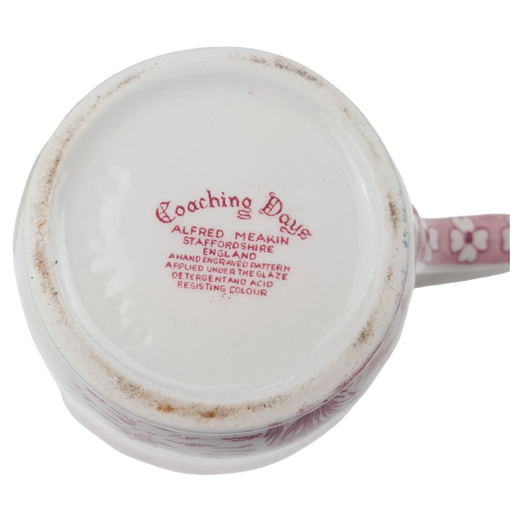 [1780598] Kaffeekanne 1,05 L Alfred Meakin Coaching Days Rot gebraucht - sehr gut Bild 4