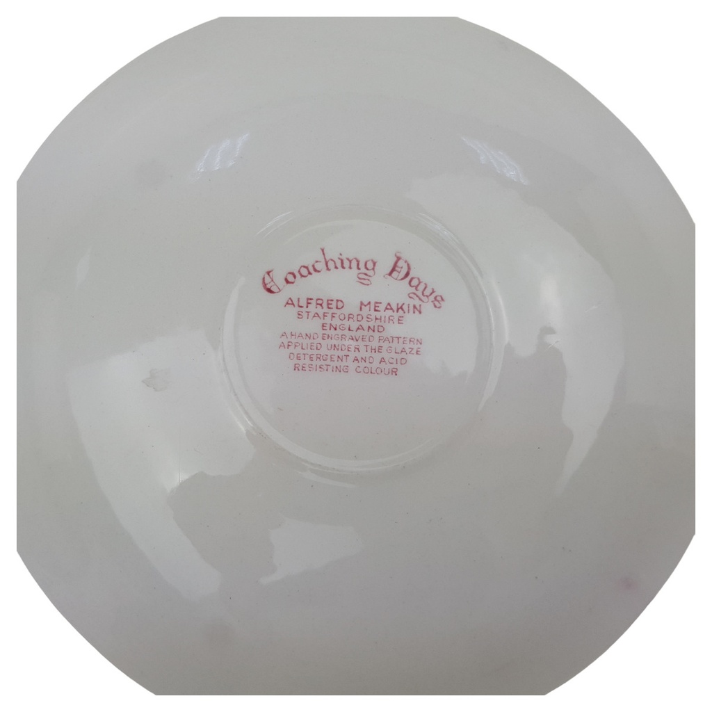 [1780600] Untertasse für Tee 14 cm Alfred Meakin Coaching Days Rot Bild 4