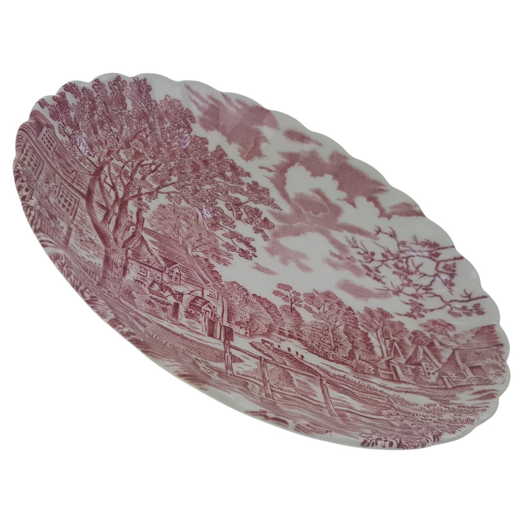 [1780611] Untertasse für Kaffee 14,3 cm Johnson Bros Cotswold Rot gebraucht - sehr gut Bild 2
