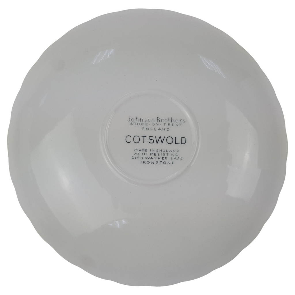 [1780611] Untertasse für Kaffee 14,3 cm Johnson Bros Cotswold Rot gebraucht - sehr gut Bild 4