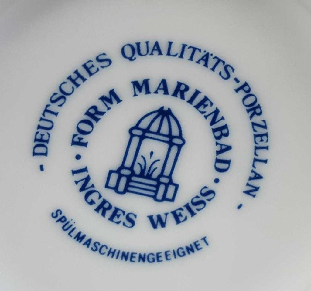 [1780619] Kaffeebecher Tasse Marienbad Ingres Weiss Indisch Blau gebraucht - akzeptabel Bild 3