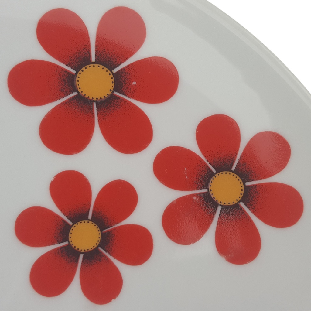 [1780628] Kuchenteller 19,5 cm Winterling Röslau Rote Blumen gebraucht - gut Bild 3