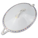 [1780638] Suppenterrine Suppenschüssel Goldrand 2,5 L Rosenthal Botticelli Bunte Blumenranke Bavaria Selb gebraucht - gut Bild 3