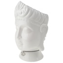 [1780672] Blumenübertopf Buddha-Kopf Gilde Dreamlight weiß H 24,5 cm Bild 3