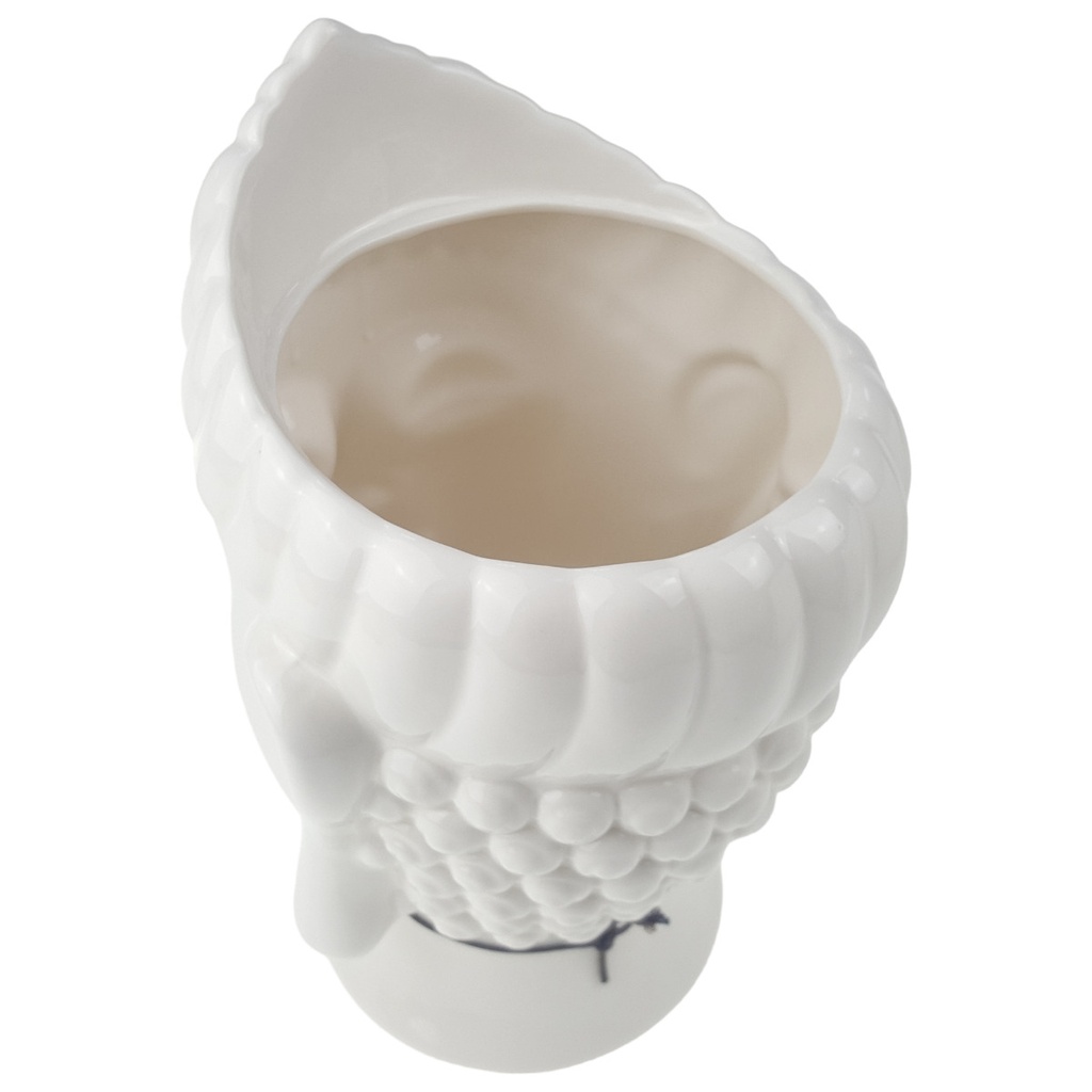 [1780672] Blumenübertopf Buddha-Kopf Gilde Dreamlight weiß H 24,5 cm Bild 4