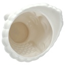 [1780672] Blumenübertopf Buddha-Kopf Gilde Dreamlight weiß H 24,5 cm Bild 5