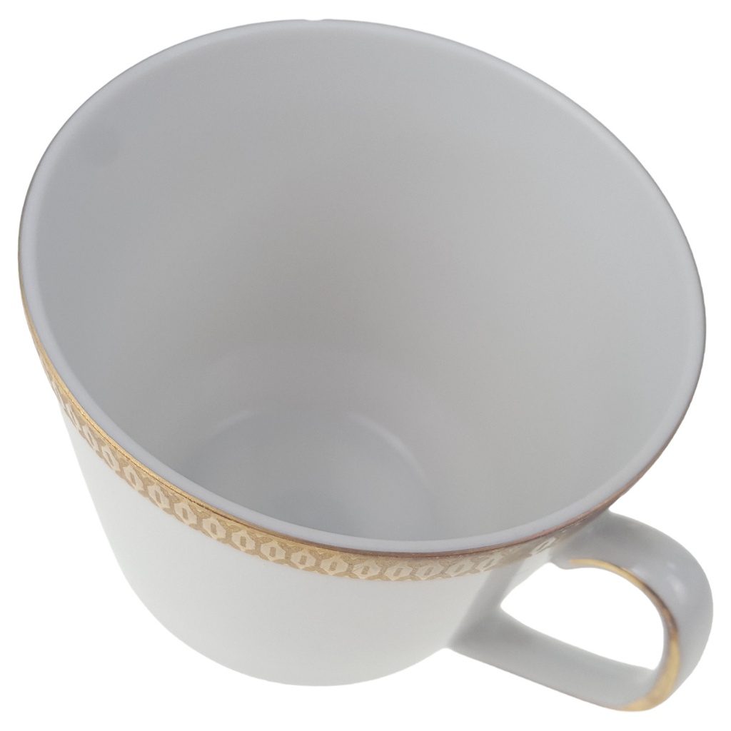 [1780673T] Kaffeetasse Händel Bavaria Goldrand 7 mm gebraucht - gut Bild 3