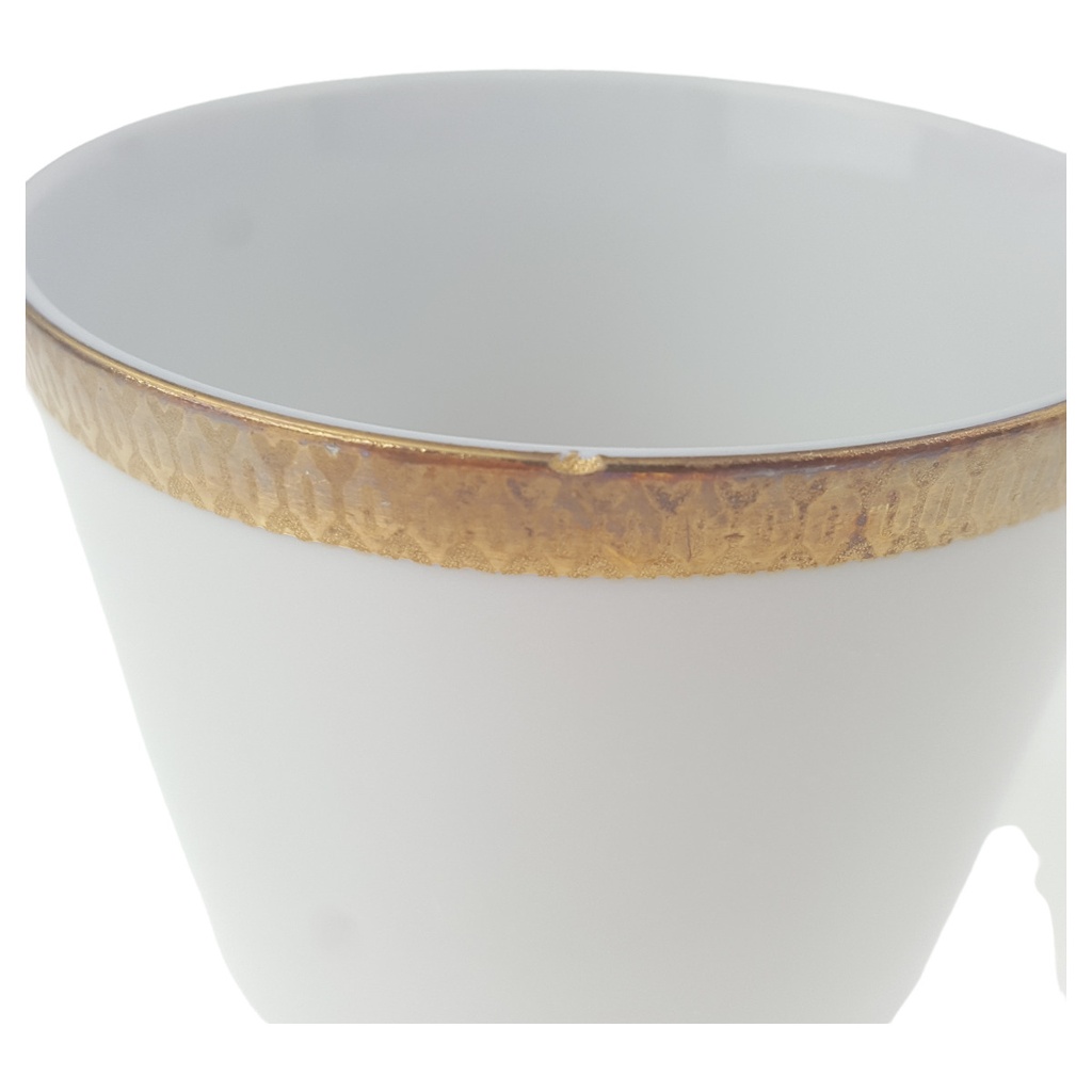 [1780673T] Kaffeetasse Händel Bavaria Goldrand 7 mm gebraucht - gut Bild 4