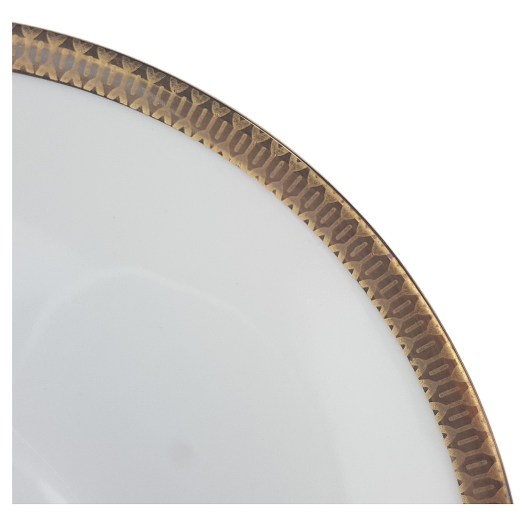 [1780673U] Untertasse für Kaffee 15 cm Händel Bavaria Goldrand 7 mm gebraucht - gut Bild 2