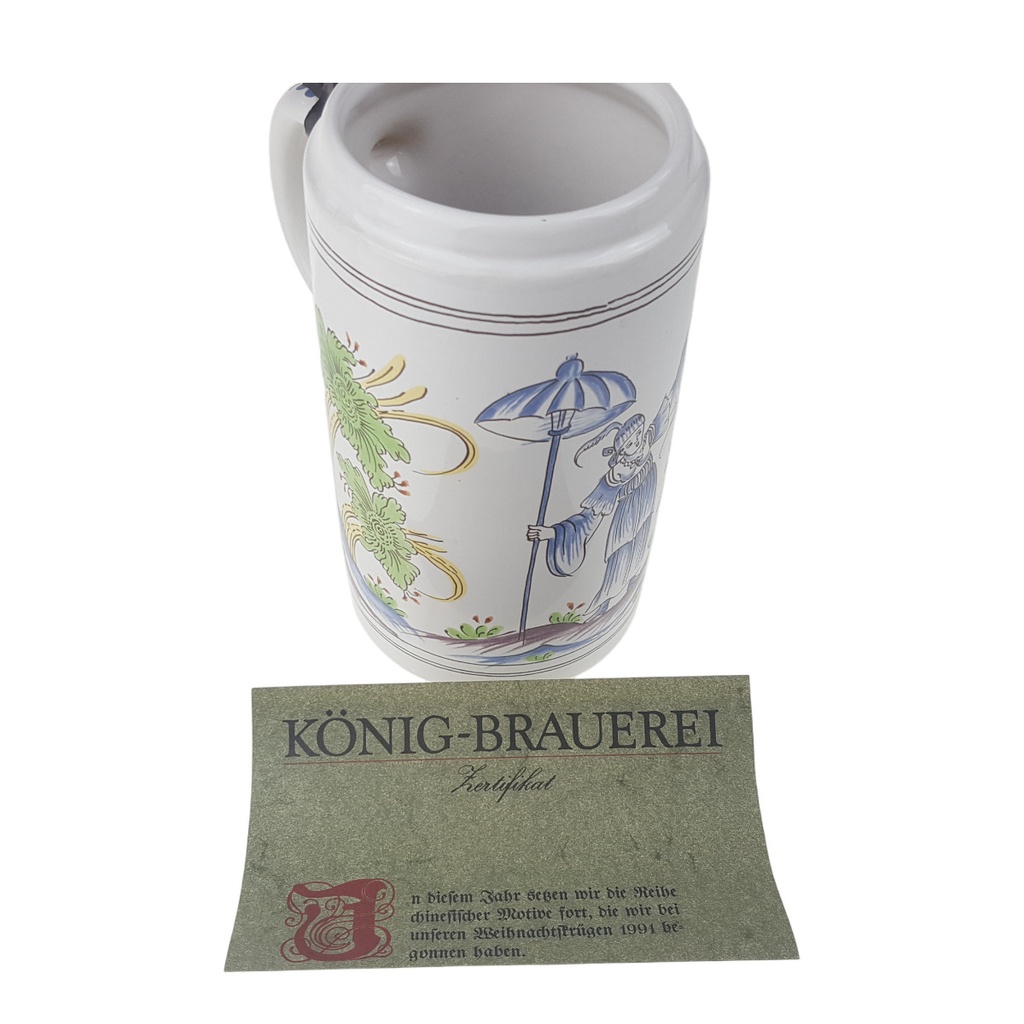 [1780678] Walzenkrug Bierkrug König Pilsener 1992 Bild 7