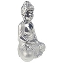[1780680] Skulptur Figur Buddha sitzend Gilde Dreamlight Silber H 24,5 cm Bild 2