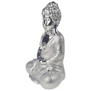 [1780680] Skulptur Figur Buddha sitzend Gilde Dreamlight Silber H 24,5 cm Bild 3