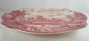 [1780684] Servierplatte Fleischplatte 28x23,5 cm Johnson Bros Castle Story Rot gebraucht - gut Bild 2