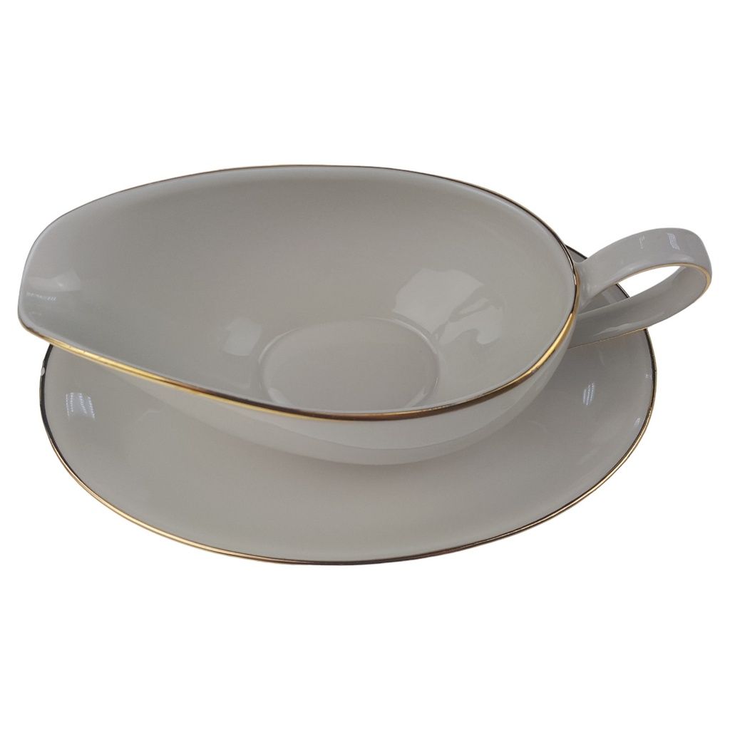 [1780694] Sauciere Goldrand 1tlg Bavaria Elfenbein 2 mm Beige gebraucht - gut Bild 2