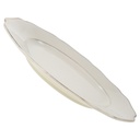 [1780695] Kuchenteller 18,5 cm Schaller Goldrand elfenbein Wellenrand Beige gebraucht - akzeptabel Bild 3