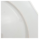 [1780695] Kuchenteller 18,5 cm Schaller Goldrand elfenbein Wellenrand Beige gebraucht - akzeptabel Bild 4