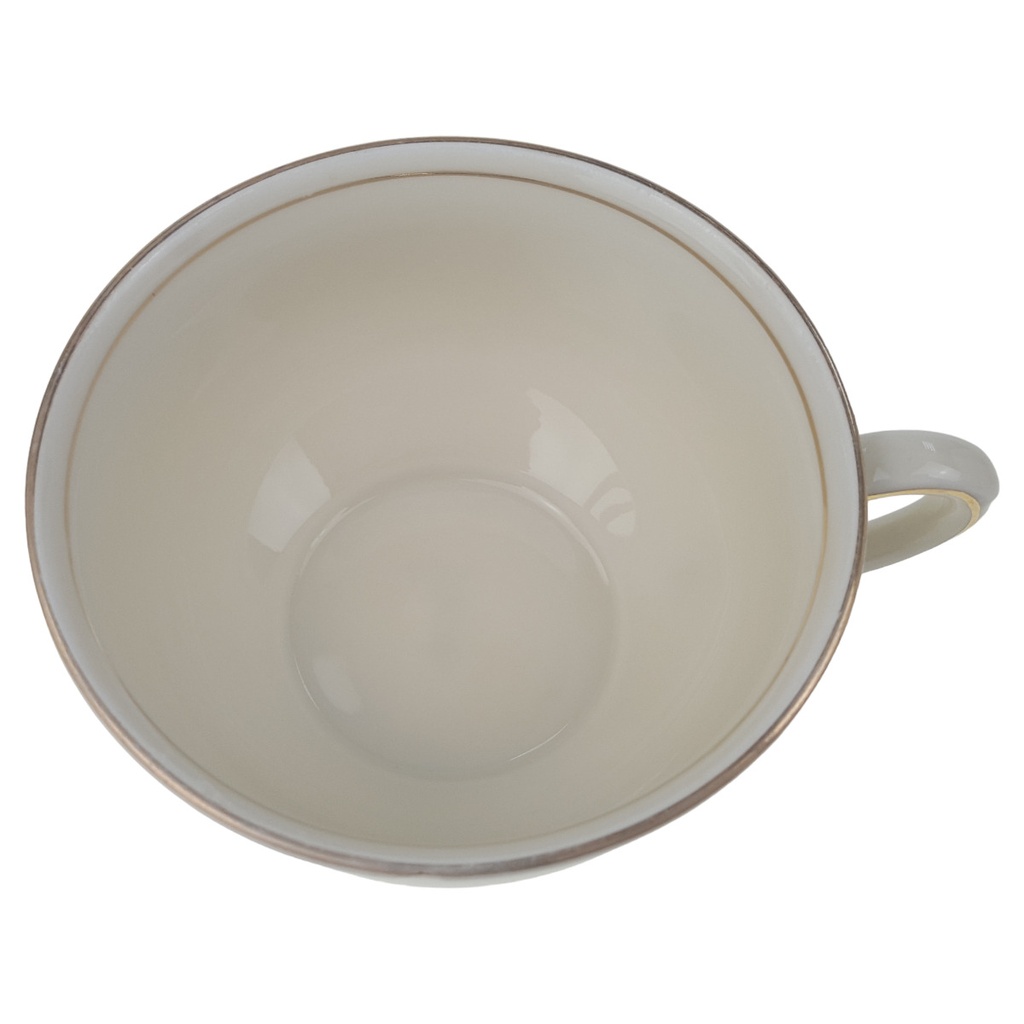 [1780698T] Teetasse Schaller Goldrand elfenbein Beige gebraucht - sehr gut Bild 2
