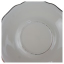 [1780698U] Untertasse für Tee 14,5 cm Schaller Goldrand elfenbein Beige gebraucht - gut Bild 4
