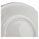 [1780698U] Untertasse für Tee 14,5 cm Schaller Goldrand elfenbein Beige gebraucht - gut Bild 5