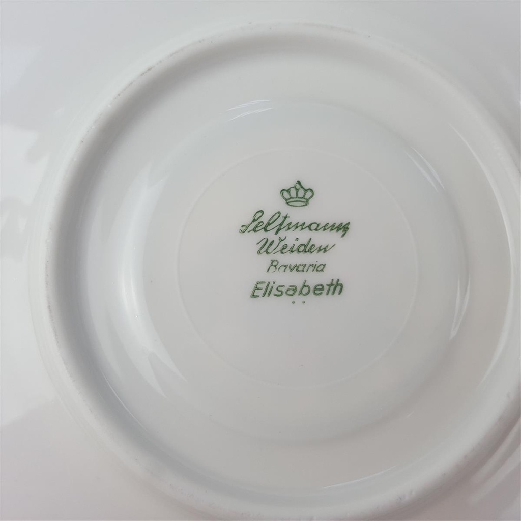 [1780729] Mokkatasse mit Untertasse Sammeltasse Goldrand 2tlg Seltmann Weiden Rokoko gebraucht - sehr gut Bild 5