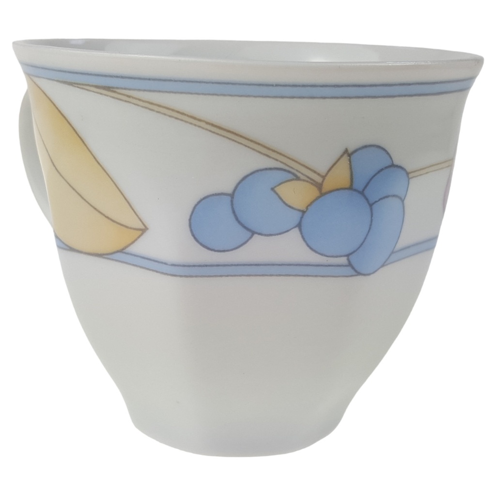 [1780739T] Kaffeetasse Atelier Porzellan Bunte Blumen gebraucht - gut Bild 2