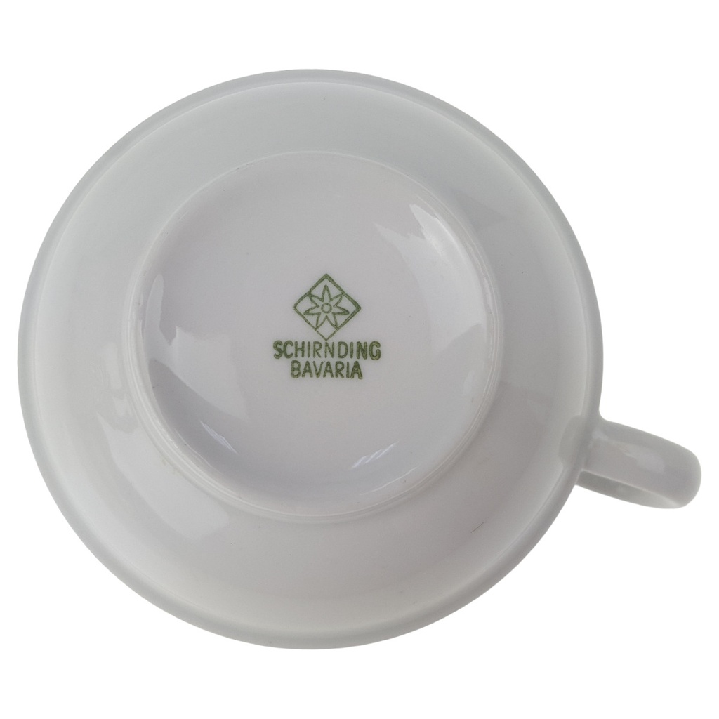 [1780746] Kaffeetasse Schirnding Blumen Braun Orange gebraucht - gut Bild 4